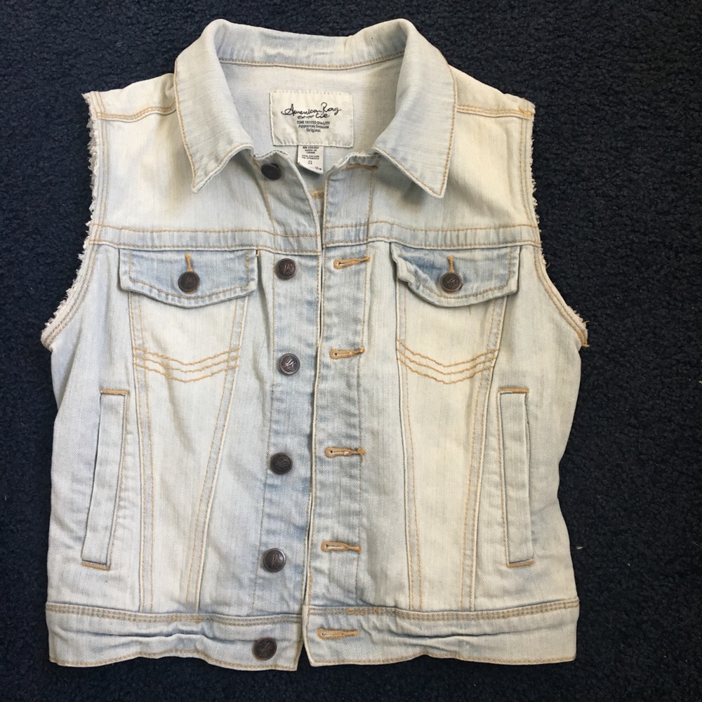 AMERICAN RAG JEAN JACKET VEST